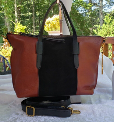 Fossil skylar hotsell leather satchel