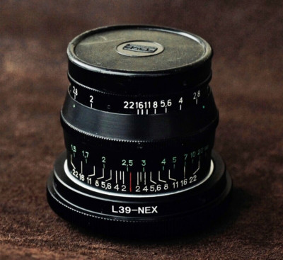 Soviet JUPITER 8 Lens 2/50 Copy Sonnar Sony Nex E-mount