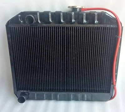 Fits Jeep 49-64 CJ-3A, 3B, Truck, Station wagon-4 Row Copper Radiator Assembly