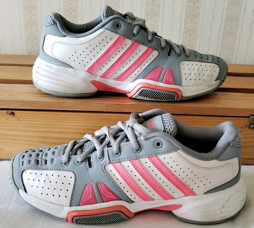 Adidas Adiprene Indoor Soccer Shoes APE 779001 Wht Grey Pink Women Sz 5.5 M eBay