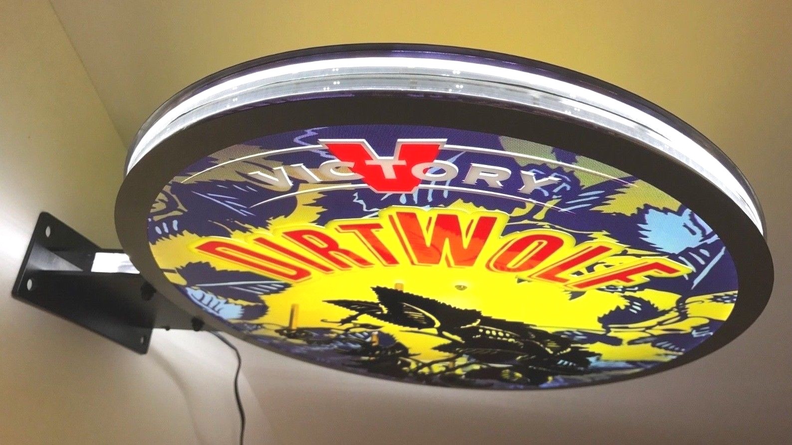 Victory Brewing DirtWolf Double IPA LED Pub Sign 2 Sided New in Box ~ 20