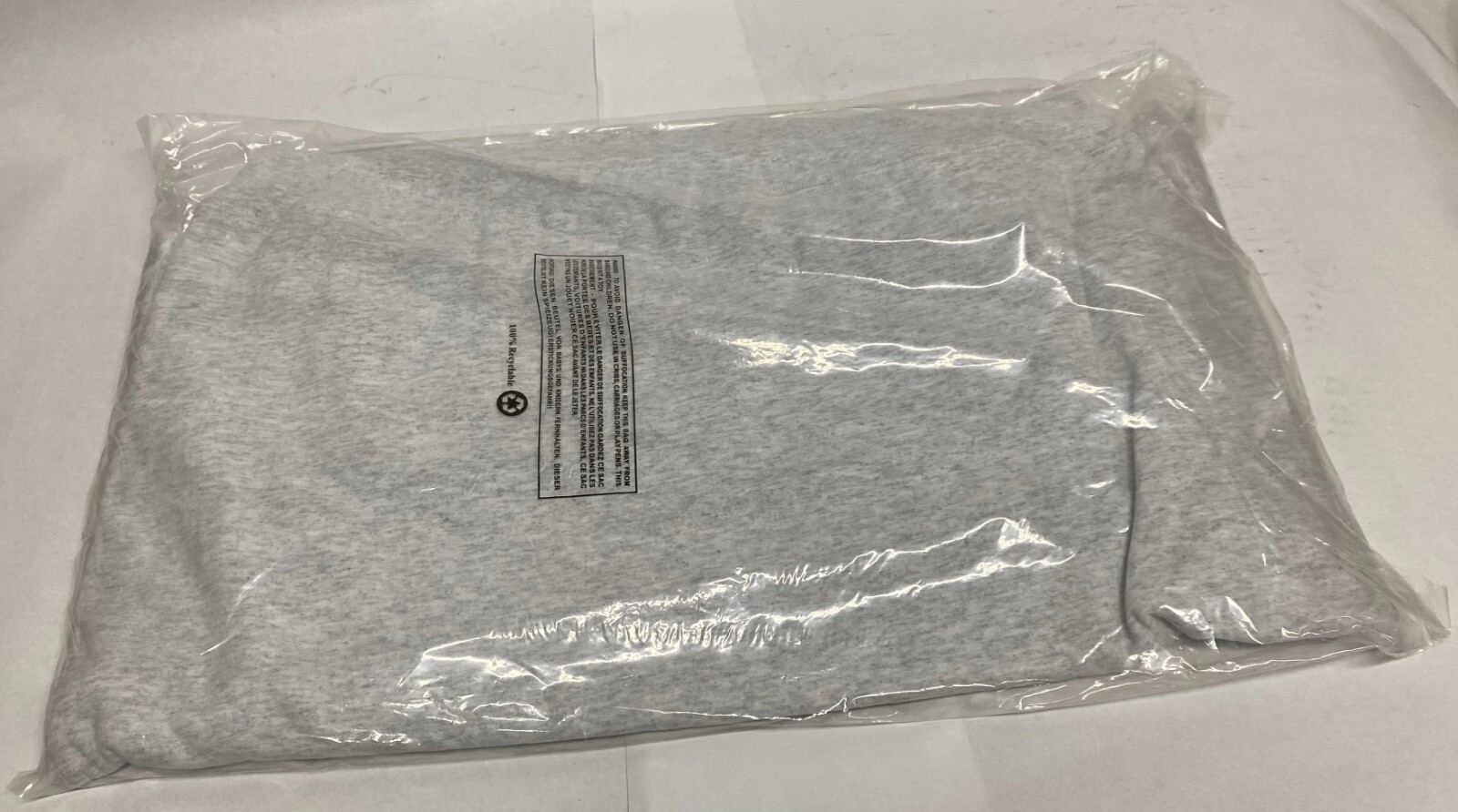 Pre-owned Supreme Warm Up Crewneck - Ash Grey Xl - Ss19 - Sweatshirt / Everlast Logo / Ds In Gray