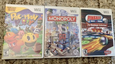 Pac-Man Party, Pinball Hall Of Fame & Monopoly Streets (Nintendo Wii)