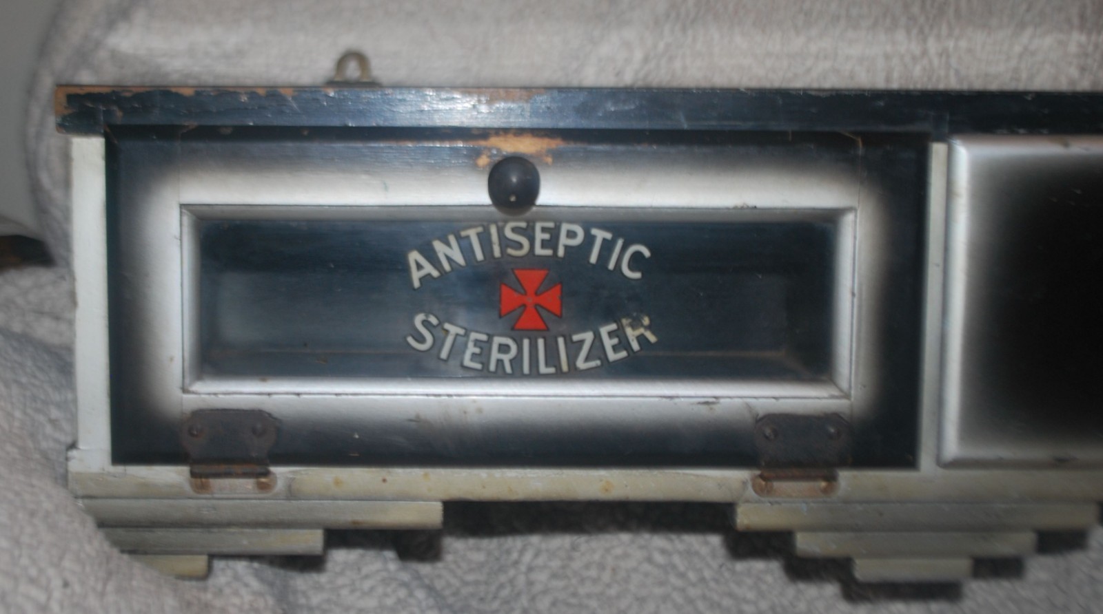 Vintage Antiseptic Sterilizer Counter Cabinet Case Glass Full View