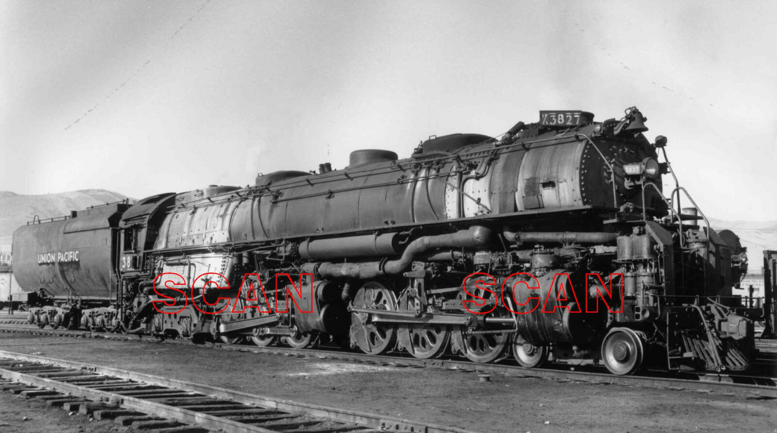 OFF584 RP 1950/90s UNION PACIFIC RAILROAD 4-6-6-4 LOCOMOTIVE