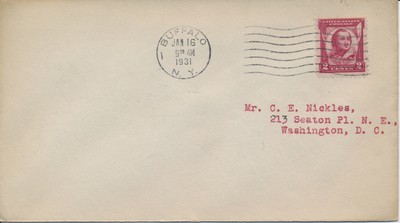 #690 General Casimir Pulaski C.E. Nickles uncacheted First Day cover APS Lewis W