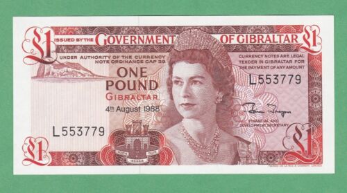 Gibraltar 1 Pound Notes  P-20e   UNCIRCULATED