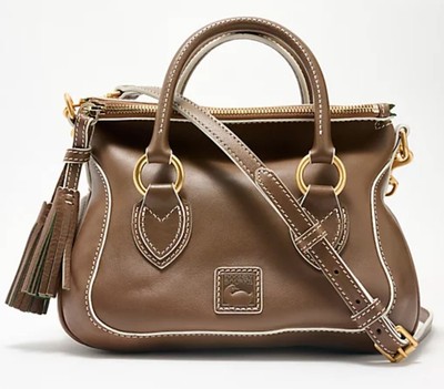 Dooney & Bourke Florentine Small Satchel - Brown/Elephant (LW552)