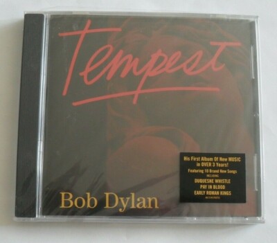 Tempest by Bob Dylan 10 Tracks 35th Studio Set 2012 CD - NEW! FACTORY SEALED!