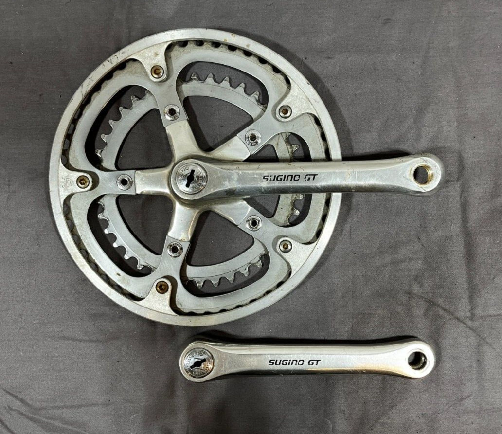 SUGINO RT 165mm 50／39T Vintage Sugino Crank Right Side 165 mm Forged 52T 39T Good