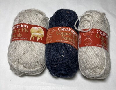 CLERKHEATON COUNTRY 8ply YARN .3pk . COL 1805 / 1812. I combine Shipping, read