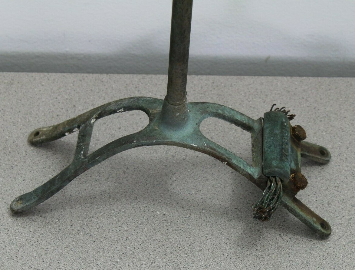 Antique Copper Lighting Rod ROBBINS 28A Barn Shed Collectible