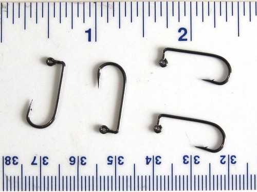 Uxcell 10 Sizes High Carbon Steel Claw Fish Fishing Hooks With Barbs Black 100 Pack
