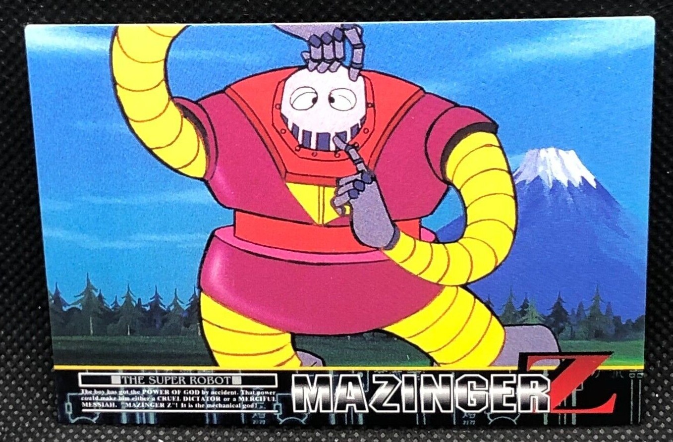 【F0号】星おじさん boss borot mazinger z Card No.19 Trading amada Japanese