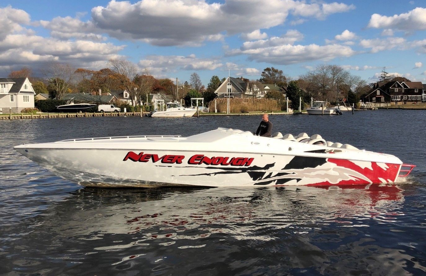 Baja 36 Outlaw SST Poker Run Mercury Racing HP525EFI Bravo XR Boat