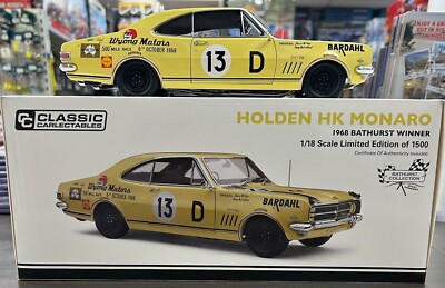 371257 1968 BATHURST WINNER BRUCE MCPHEE #13 HOLDEN HK MONARO GTS 327 1:18 MODEL