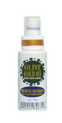 Olive Gold O3 Skin Care Lotion - Ozonated Olive Oil Super Oxygen (4oz)