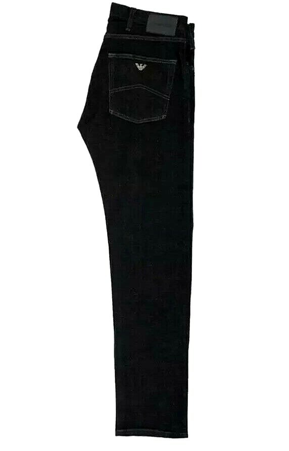 ARMANI JEANS ブーツ 黒 42（26.5-27cm） New Mens EA7 Emporio Armani J6 Jeans Denim Slim Fit 8N1J06