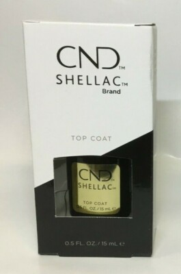 CND Shellac Top & Base Coat Your choice  new with box LED/UV large size 