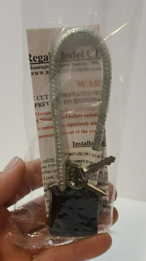 Cable Gun Lock Remington Fits 700, 710, Seven,673, 504, 7600, 597 and Others