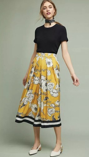 New Anthropologie Vineet Bahl Catriona Cropped Wide Leg