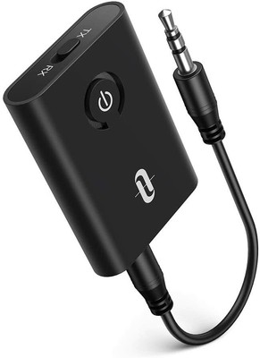 TaoTronics Bluetooth Transmitter Receiver 2 in 1 Transmitter and (schwarz)