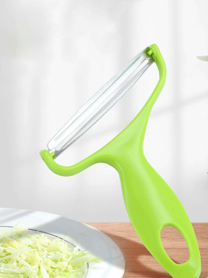 1pc Stainless Steel Vegetable Peeler & Slicer - Wide Mouth Kitchen Tool - NEW