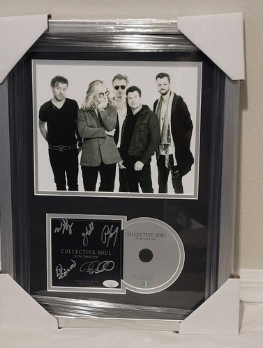 Collective Soul Band Signed Album COA Proof Autographed Vinyl Record Ed Roland Dean Roland Will Turpin Collective Soul Band Signed Album COA Proof Autographed Vinyl Record Ed Roland Dean Roland Will Turpin