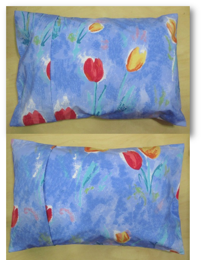 2 Travel Pillow Cover Case 12X18 Pillow Pillowcase Envelope Closure Tulip Red