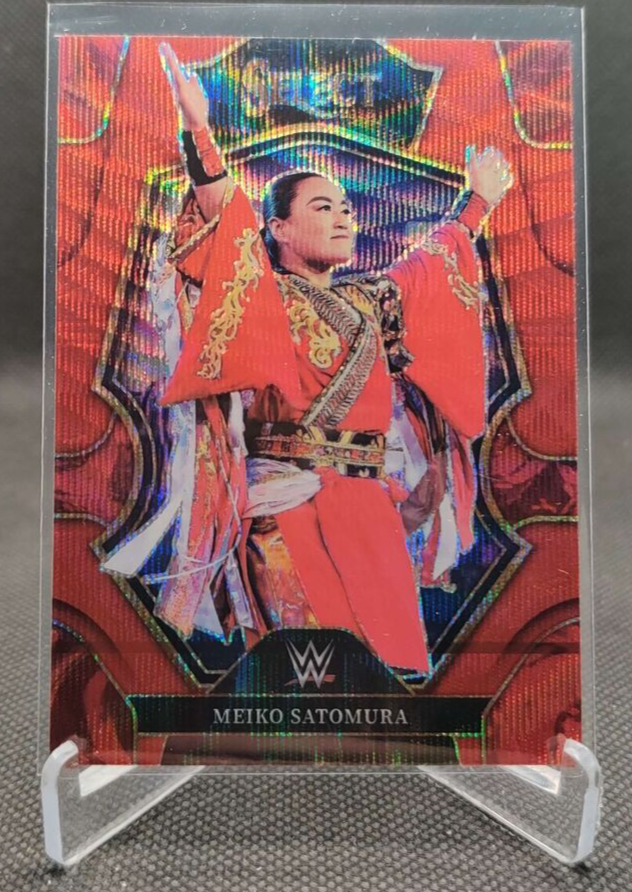 2023 Select WWE T-Mall Asia Red Wave Prizm #136 Meiko