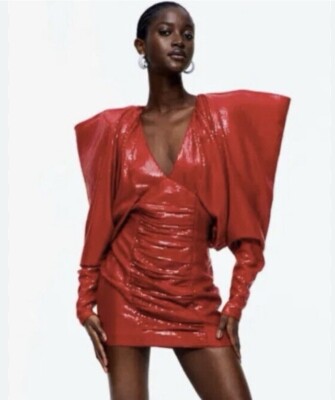 Pink and red dress h&m 2025