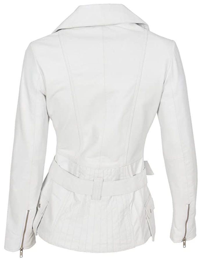 ZAFY LEATHER MODISCH DAMEN LEDERJACKE ORIGINAL WEICHES LAMMLEDER SLIM FIT BIKERJACKE ZL001