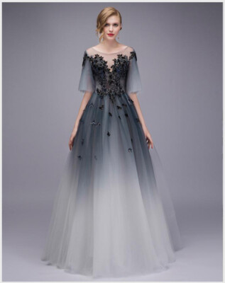NEW Evening Formal Party Ball Gown Prom Bridesmaid Gradient Host Dress BGAM042