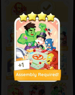 ASSEMBLY REQUIRED! 4 - Monopoly Go  FAST DELIVERY 