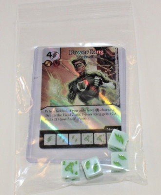 DC Dice Masters Green Arrow Flash * POWER RING Set RARE FOIL Uncommon CUR 4 Dice