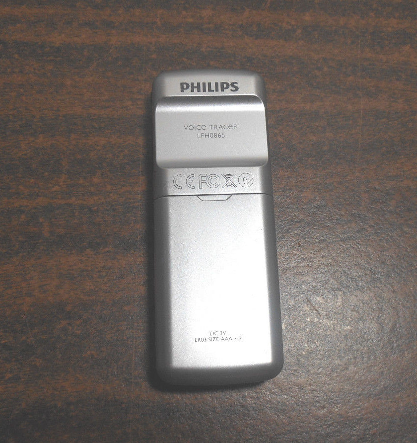 PHILIPS DIGITAL VOICE TRACER LFH0865 VOICE RECORDER