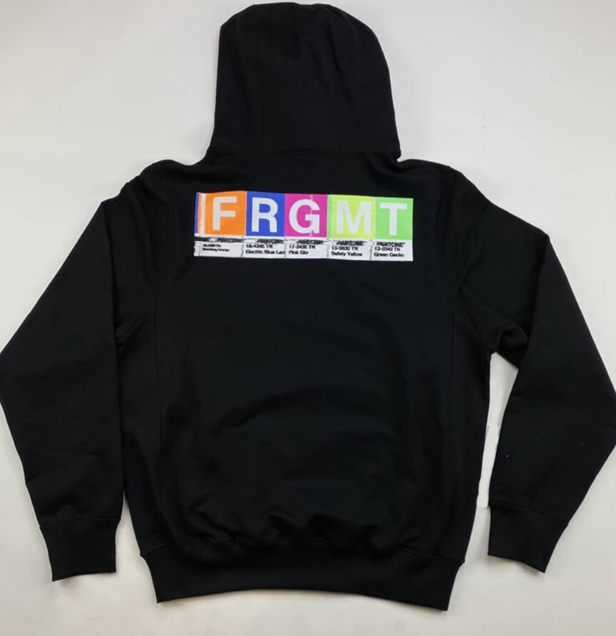 美中古　CLOT × FRAGMENT DESIGN HOODIE black Clot X Fragment X Innersect Design Unisex Black Hoodie