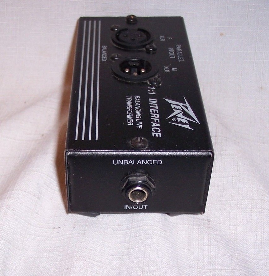 VINTAGE Peavey 1:1 INTERFACE BALANCING LINE TRANSFORMER MADE IN USA