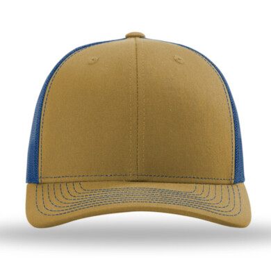 Richardson 112 Adjustable Snackback Trucker Hat OSFM Blank Mesh Back 100+ Colors