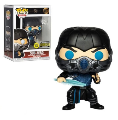 Exclusive Mortal Kombat 2021 Sub-Zero GITD Funko Pop Figure #1057