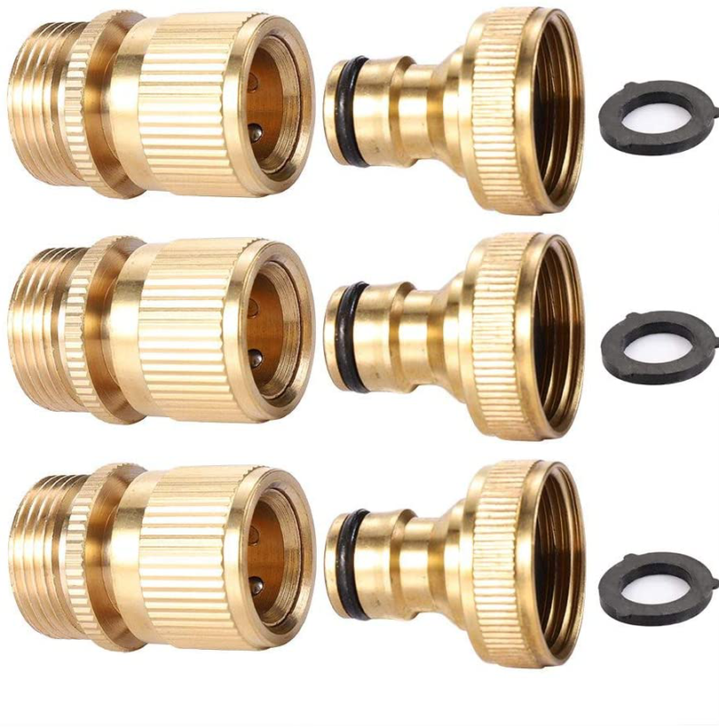Quick Connect 3/4 Inch Ght Brass Easy Connector Fitting - Quic