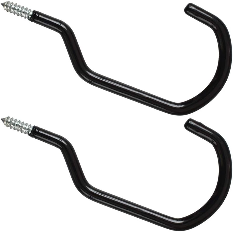 8 Inches Extra Large Mountain Bike Storage Hook Set, Heavy Duty Garage Hook Set