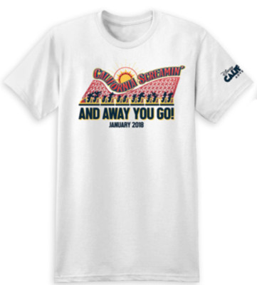 DCA Disney California Screamin Shirt to Commemorate Closing LIMITED RELEASE LG