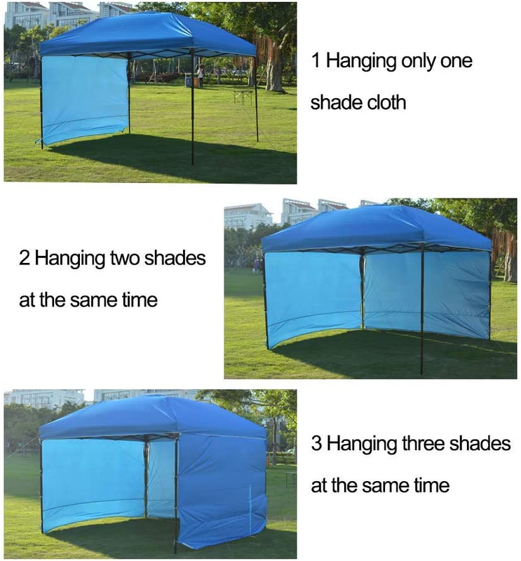 Canopy Sunwall Sidewall Gazebos Tent Waterproof for 8X8Ft Pop up Canopy Straight