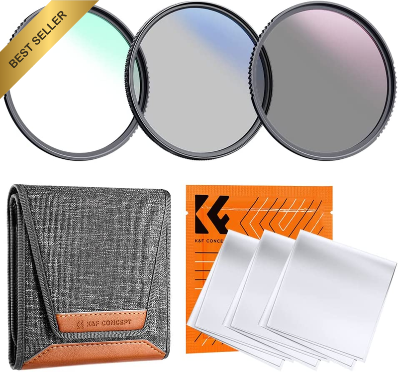 52Mm UV/CPL/ND4 Lens Filter Kit (3 Pcs) for Camera (K-Series) | UV Filter + Circ