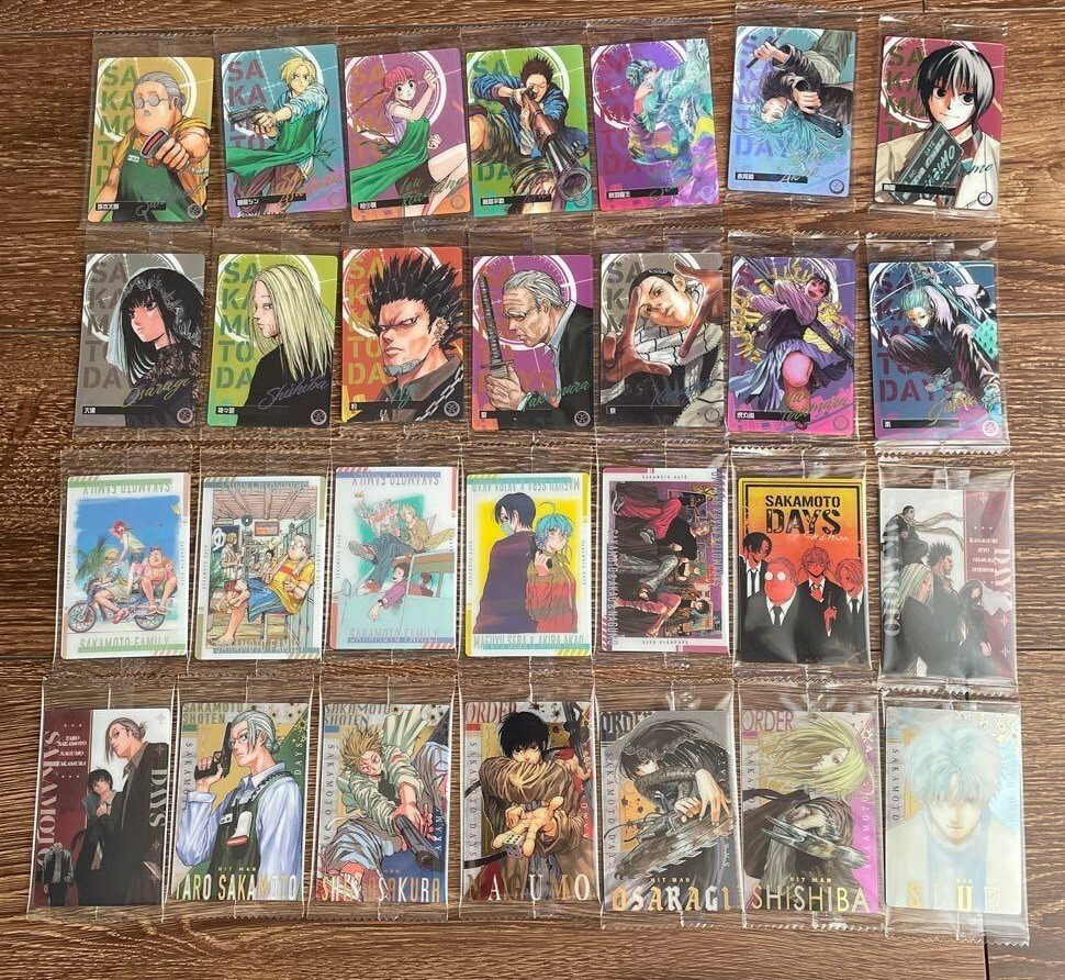 SAKAMOTO DAYS Wafer card Complete set All 28 types Japan NEW SAKAMOTO DAYS Wafer card Complete set All 28 types Japan NEW