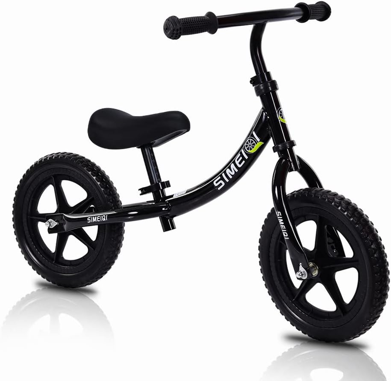 12" Balance Bike for Boys Girls 2 3 4 5 Years Old No Pedal Walking Balance Train