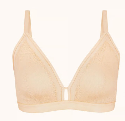 LIVELY Smooth Lace Busty Bralette: Toasted Almond - 2 34DDD 36D 36DD 36DDD NWT