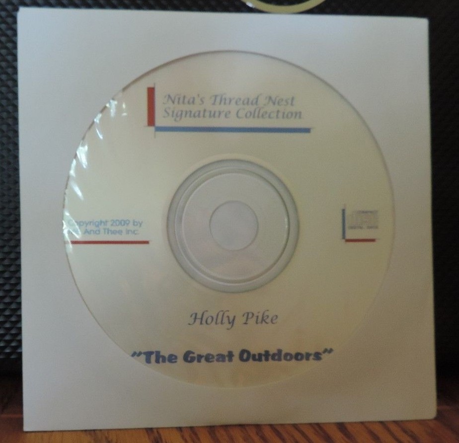 The Great Outdoors  Embroidery Design Collection, by Holly Pike, CD, 25 designs