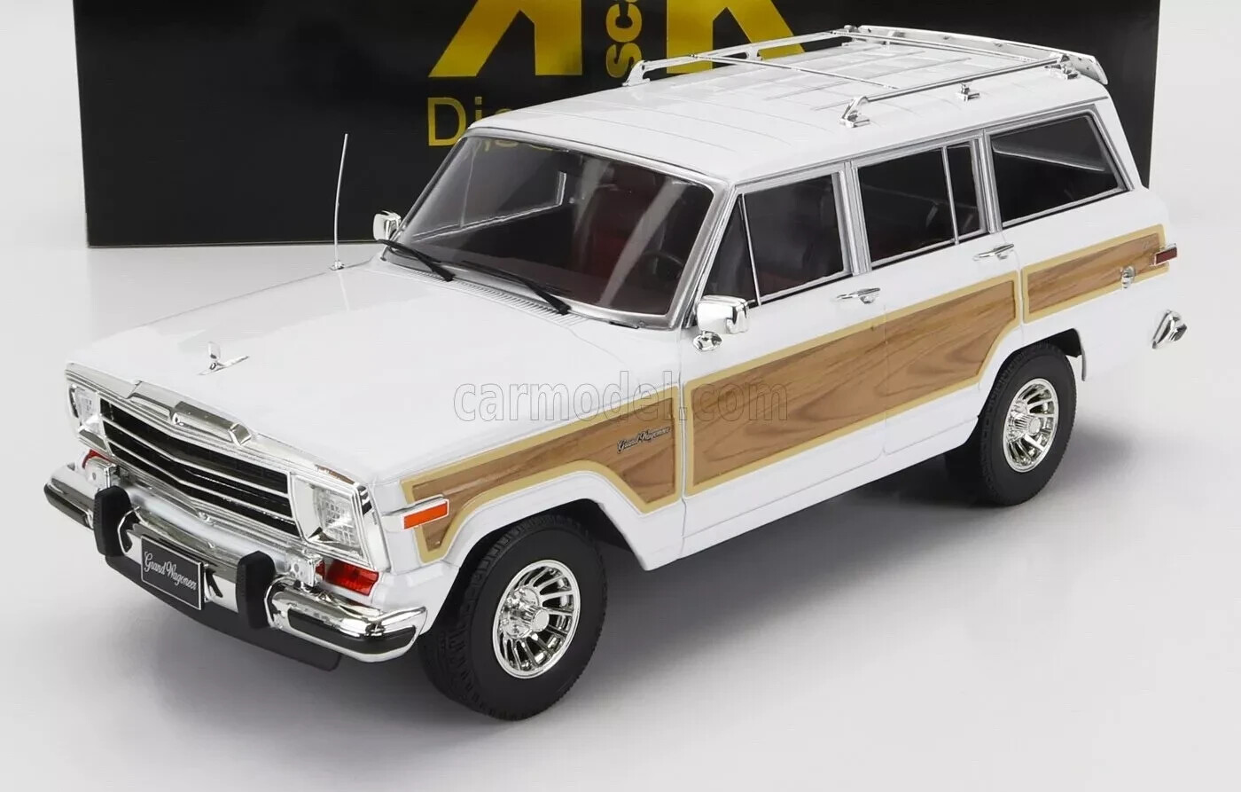 KK SCALE MODELS 1989 Jeep Grand Wagoneer White 1:18*Brand